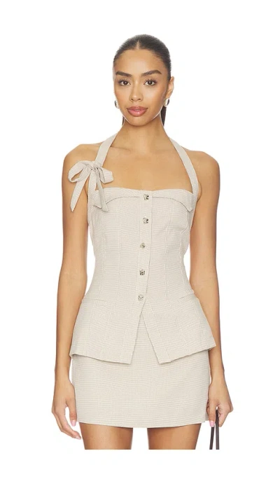 Astr Cithara Top In Gray