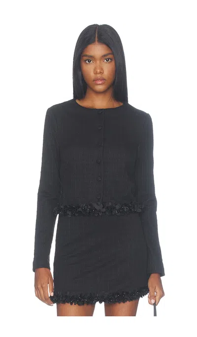 Astr Claire Jacket In Black