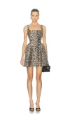 Astr The Label Claudie Sleeveless Minidress In Brown