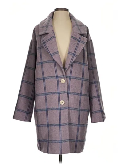 Pre-owned Astr Coat In Purple