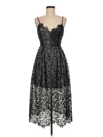 Pre-owned Astr Cocktail Dress In Black