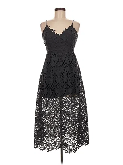 Pre-owned Astr Cocktail Dress In Black