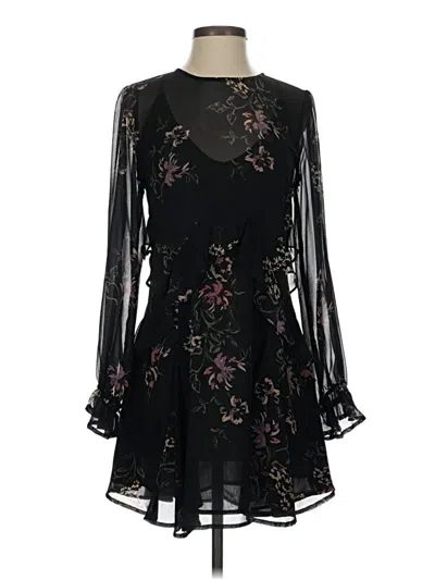 Pre-owned Astr Cocktail Dress In Black