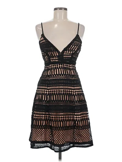 Pre-owned Astr Cocktail Dress In Black