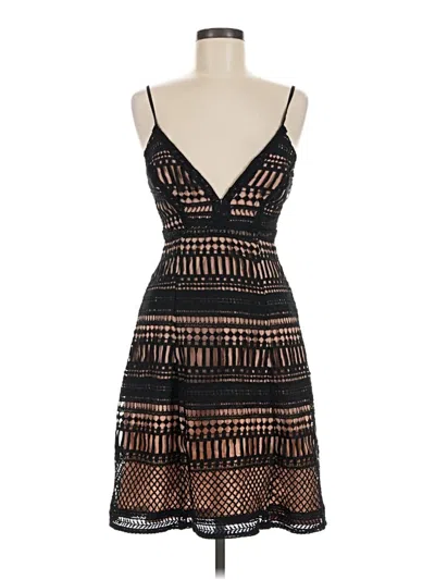 Pre-owned Astr Cocktail Dress In Black
