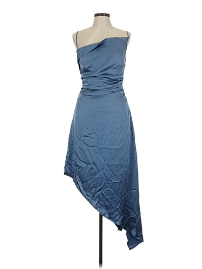 Pre-owned Astr Cocktail Dress In Blue