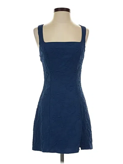 Pre-owned Astr Cocktail Dress In Blue