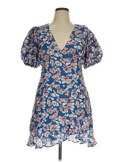Pre-owned Astr Cocktail Dress In Blue