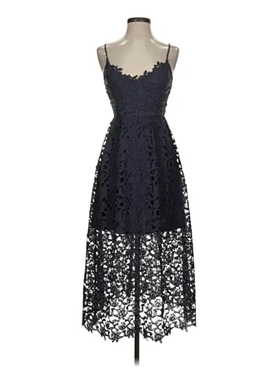 Pre-owned Astr Cocktail Dress In Blue