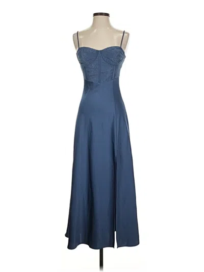 Pre-owned Astr Cocktail Dress In Blue