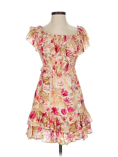 Pre-owned Astr Cocktail Dress In Brown