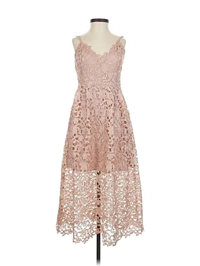 Pre-owned Astr Cocktail Dress In Brown