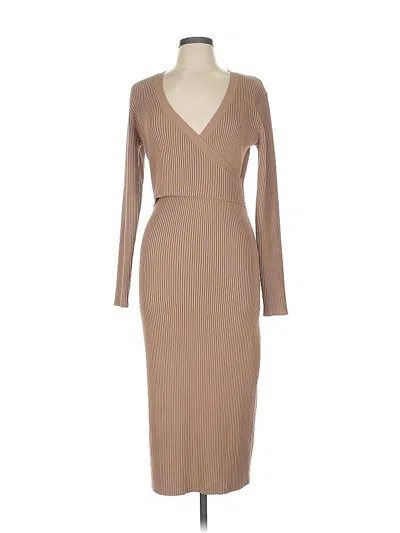 Pre-owned Astr Cocktail Dress In Brown