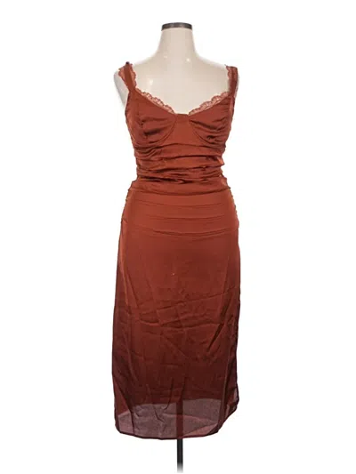 Pre-owned Astr Cocktail Dress In Brown