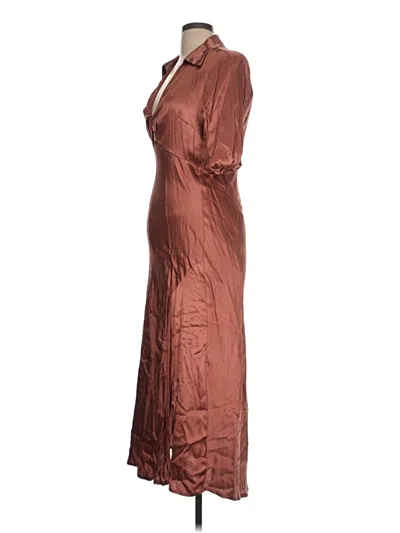 Pre-owned Astr Cocktail Dress In Brown