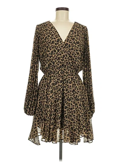 Pre-owned Astr Cocktail Dress In Brown