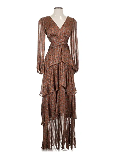 Pre-owned Astr Cocktail Dress In Brown