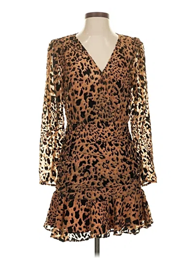 Pre-owned Astr Cocktail Dress In Brown