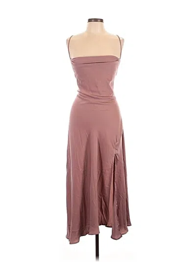 Pre-owned Astr Cocktail Dress In Brown