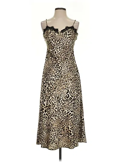 Pre-owned Astr Cocktail Dress In Brown