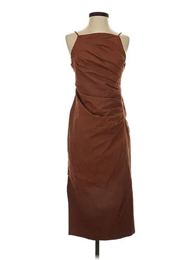 Pre-owned Astr Cocktail Dress In Brown
