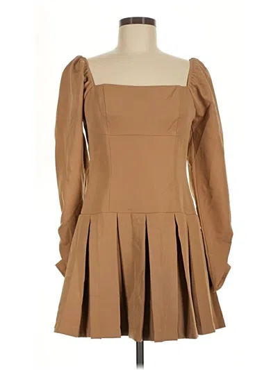 Pre-owned Astr Cocktail Dress In Brown