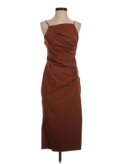 Pre-owned Astr Cocktail Dress In Brown