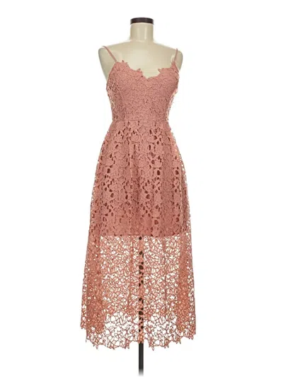 Pre-owned Astr Cocktail Dress In Brown