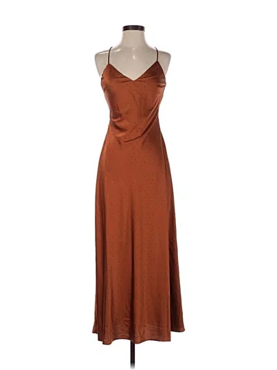 Pre-owned Astr Cocktail Dress In Brown