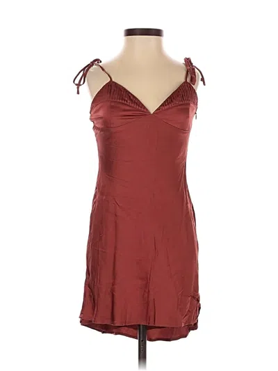 Pre-owned Astr Cocktail Dress In Burgundy