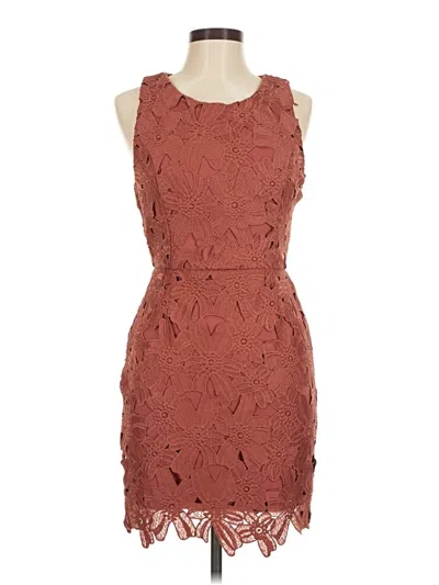 Pre-owned Astr Cocktail Dress In Burgundy