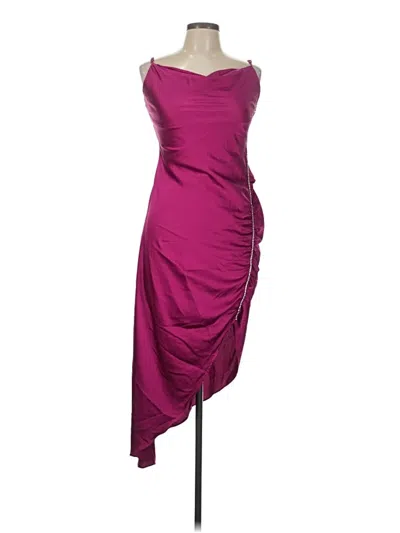 Pre-owned Astr Cocktail Dress In Burgundy