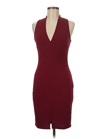 Pre-owned Astr Cocktail Dress In Burgundy