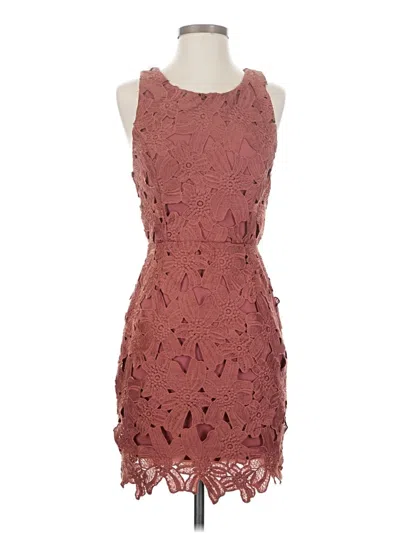 Pre-owned Astr Cocktail Dress In Burgundy