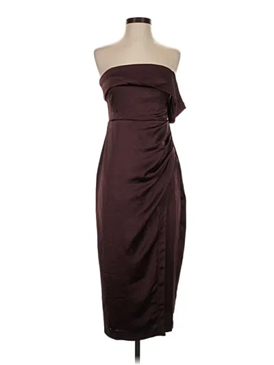 Pre-owned Astr Cocktail Dress In Burgundy