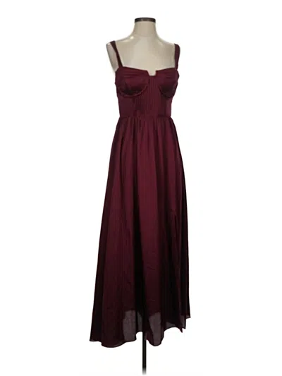 Pre-owned Astr Cocktail Dress In Burgundy