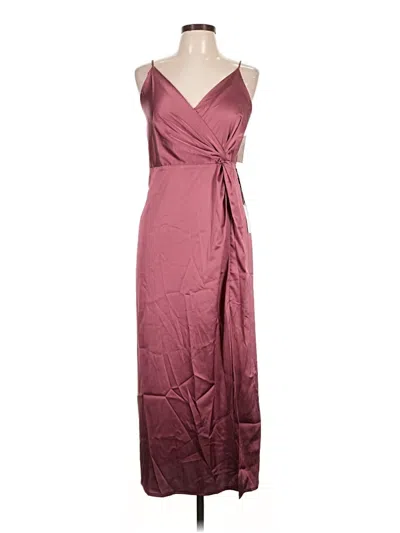 Pre-owned Astr Cocktail Dress In Burgundy