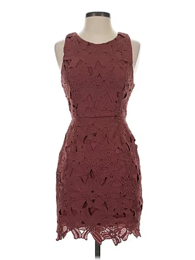 Pre-owned Astr Cocktail Dress In Burgundy