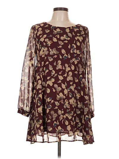 Pre-owned Astr Cocktail Dress In Burgundy