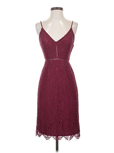 Pre-owned Astr Cocktail Dress In Burgundy