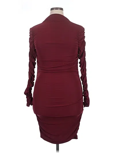 Pre-owned Astr Cocktail Dress In Burgundy