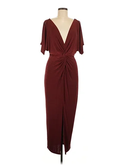 Pre-owned Astr Cocktail Dress In Burgundy