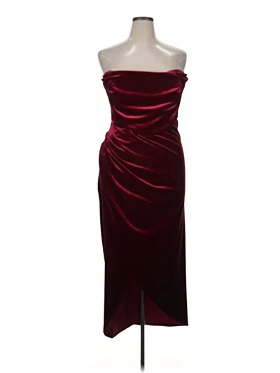 Pre-owned Astr Cocktail Dress In Burgundy