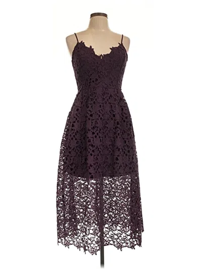 Pre-owned Astr Cocktail Dress In Burgundy