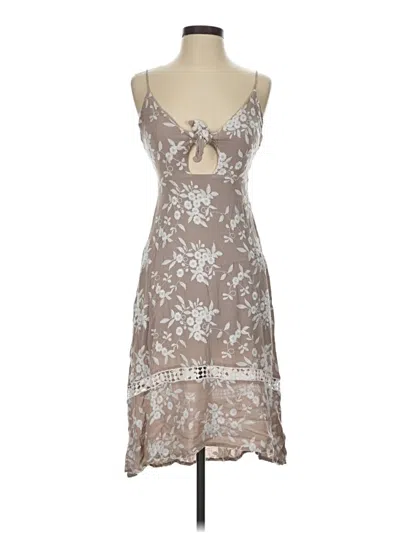 Pre-owned Astr Cocktail Dress In Gray