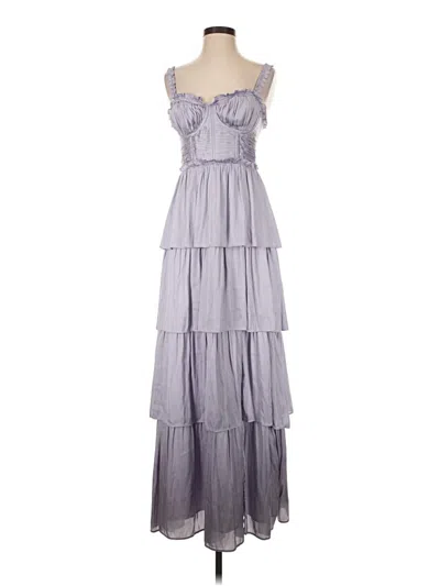 Pre-owned Astr Cocktail Dress In Gray