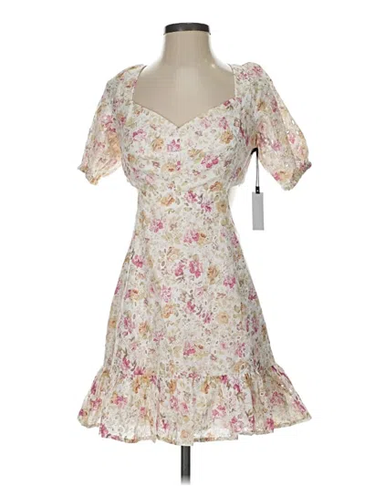 Pre-owned Astr Cocktail Dress In Ivory