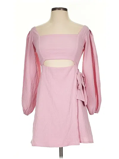 Pre-owned Astr Cocktail Dress In Pink