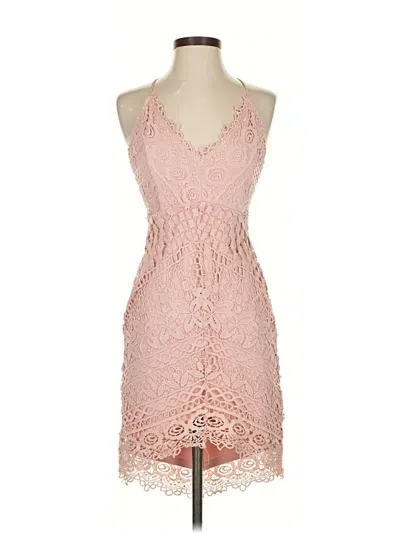 Pre-owned Astr Cocktail Dress In Pink