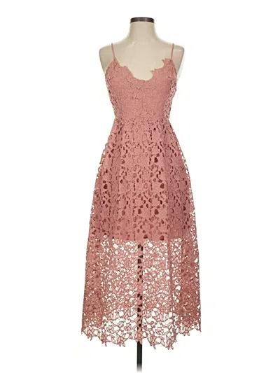 Pre-owned Astr Cocktail Dress In Pink